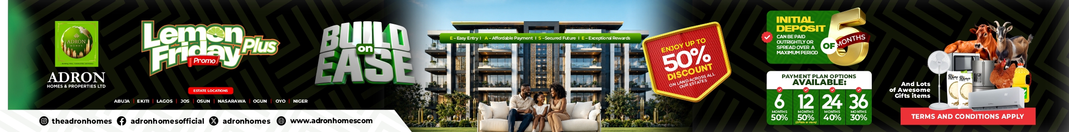 Adron Homes for Love for Love Promo