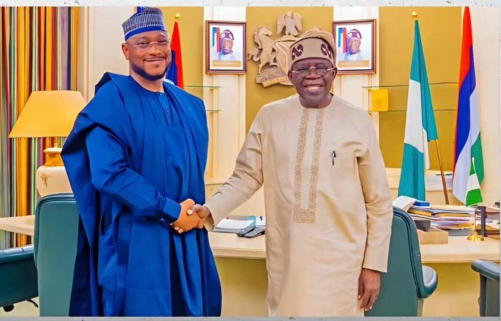 Governor Dauda with President Tinubu